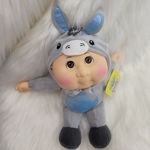 Cabbage Patch Kids Exotic Friends Collectible Cutie Donnie Donkey 9" Plush Doll